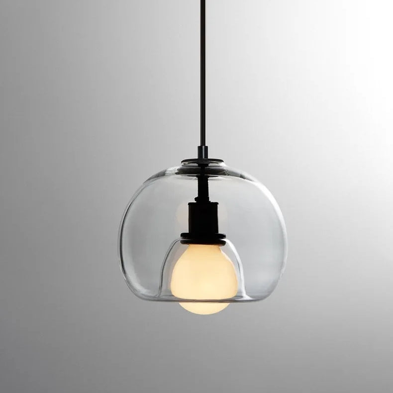 Variant image for Handgeblasenes Buntglas Pendelleuchte – Eleganter Lampenschirm für jeden Raum-7
